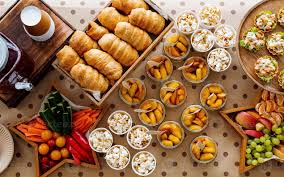 Photo of beautifully arranged food