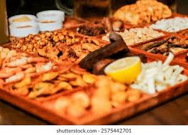 Photo of beautifully arranged food